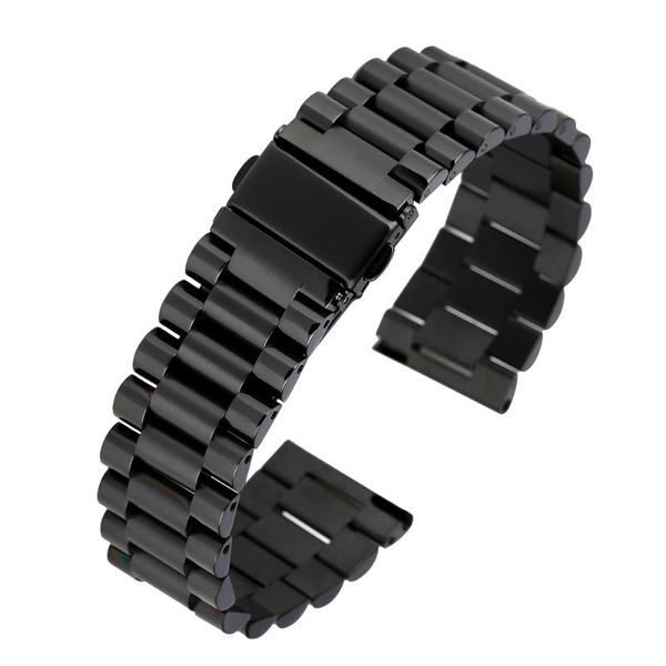 watch bands superior black stainless steel band circle strap firm folding clasp with safety wristwatch bracelet 20mm 22 mm, Black;brown
watch bands superior black stainless steel band circle strap firm folding clasp with safety wristwatch bracelet 20mm 22 mm, Black;brown