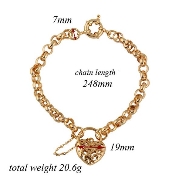 charm bracelets europe and the united states delicate hollow out retro bracelet peach heart lock, Golden;silver
charm bracelets europe and the united states delicate hollow out retro bracelet peach heart lock, Golden;silver