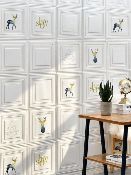 wallpapers foam wallpaper self-adhesive 3d wall sticker bedroom cozy waterproof moisture-proof tv background home
wallpapers foam wallpaper self-adhesive 3d wall sticker bedroom cozy waterproof moisture-proof tv background home