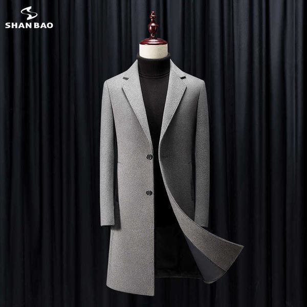 winter luxury brand clothing business gentleman men's casual slim long wool coat light tan black gray 210531
winter luxury brand clothing business gentleman men's casual slim long wool coat light tan black gray 210531