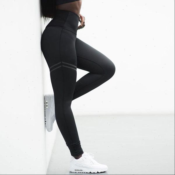 casual workout high womens leggings elastic waist stripe polyester seamless ankle length jegging fitness female, Black
casual workout high womens leggings elastic waist stripe polyester seamless ankle length jegging fitness female, Black