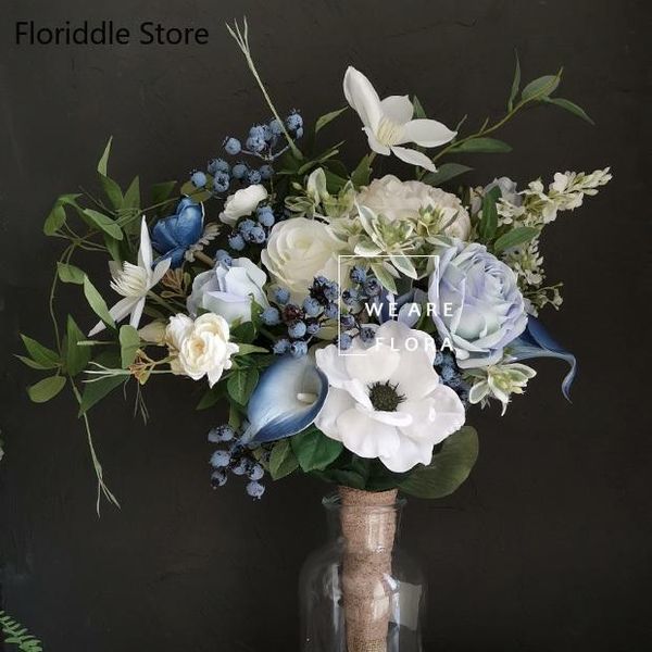 decorative flowers & wreaths blue designer bouquet floral decoration bride holding artificial silk flower gift indoor
decorative flowers & wreaths blue designer bouquet floral decoration bride holding artificial silk flower gift indoor