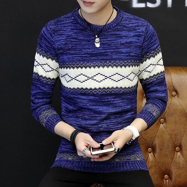 men's sweaters sweater autumn and winter stripe round neck leisure loose long sleeves all-match pullover, White;black
men's sweaters sweater autumn and winter stripe round neck leisure loose long sleeves all-match pullover, White;black