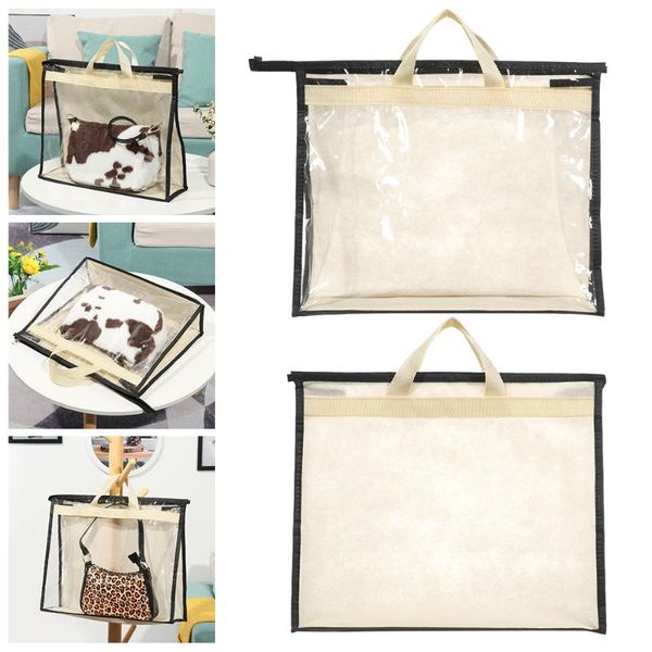 bag parts & accessories transparent anti-dust handbag storage organizer dust cover for hanging closet with zipper and handle, Black
bag parts & accessories transparent anti-dust handbag storage organizer dust cover for hanging closet with zipper and handle, Black