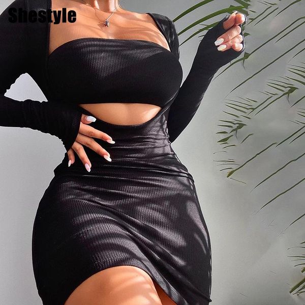 casual dresses neongirl gothic sheath wrap women 2021 autumn arrivals black hole square neck knitting clubwear clothing, Black;gray
casual dresses neongirl gothic sheath wrap women 2021 autumn arrivals black hole square neck knitting clubwear clothing, Black;gray