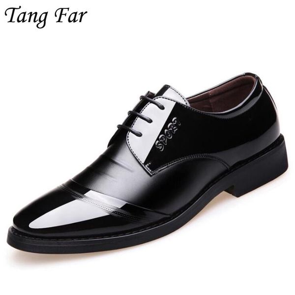 dress shoes men's business black patent leather england pointed male wedding zapatos de hombre
dress shoes men's business black patent leather england pointed male wedding zapatos de hombre