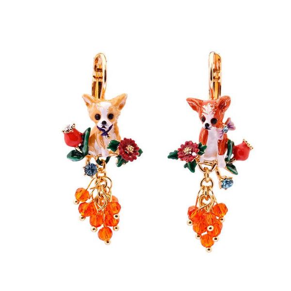 dangle & chandelier france paris unique luxury colorful enamel glaze dog animal pet earrings fashion tassel pendant ear clip and hook pierce, Silver
dangle & chandelier france paris unique luxury colorful enamel glaze dog animal pet earrings fashion tassel pendant ear clip and hook pierce, Silver