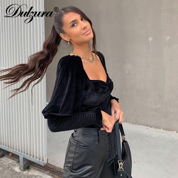 dulzura 2021 autumn winter women velvet lantern sleeve crop ruched square collar bodycon elegant party streetwear club, Black;white
dulzura 2021 autumn winter women velvet lantern sleeve crop ruched square collar bodycon elegant party streetwear club, Black;white