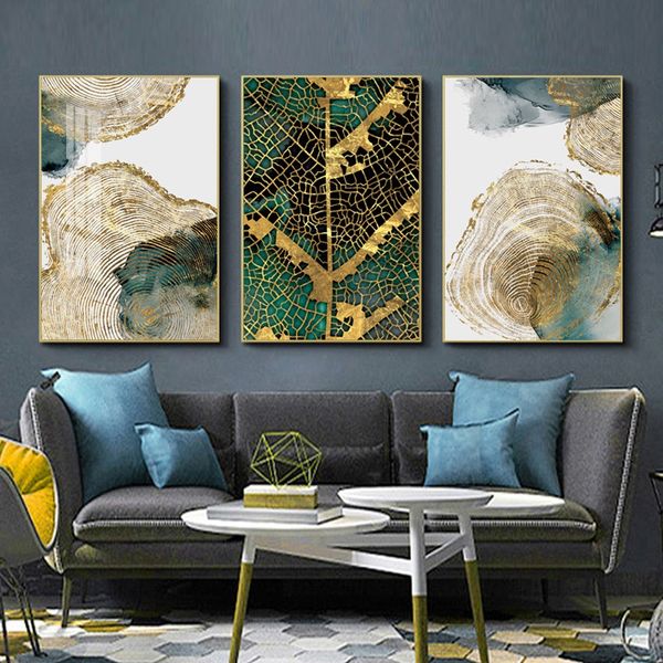 unframed painting modern abstract green ink decoration golden tree leaf wall posters
unframed painting modern abstract green ink decoration golden tree leaf wall posters