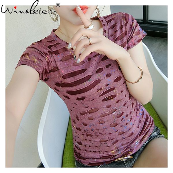 women's t-shirt summer cotton european clothes girls hole shiny gold shows women short sleeve all match tees 2021 t12105, White
women's t-shirt summer cotton european clothes girls hole shiny gold shows women short sleeve all match tees 2021 t12105, White