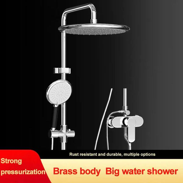 bathroom shower sets copper set, and cold water faucet, pressurized nozzle, lift, rain shower, small moon third gear
bathroom shower sets copper set, and cold water faucet, pressurized nozzle, lift, rain shower, small moon third gear