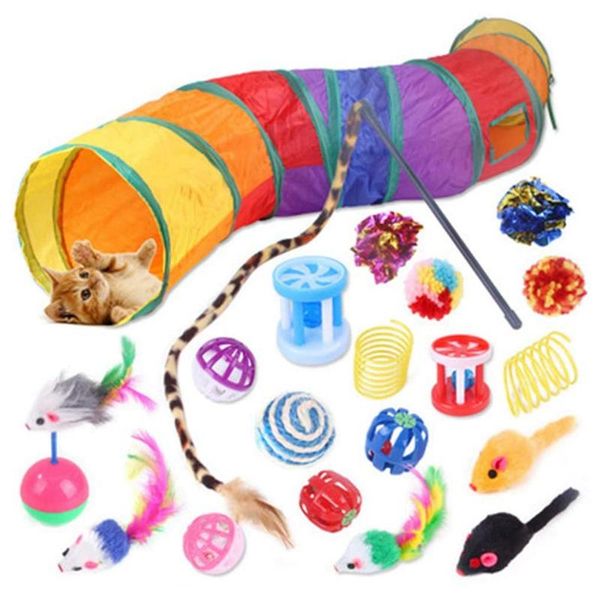 cat toys practical kitten assortments, collapsible tunnel, interactive feather toy fluffy mouse crinkle balls
cat toys practical kitten assortments, collapsible tunnel, interactive feather toy fluffy mouse crinkle balls