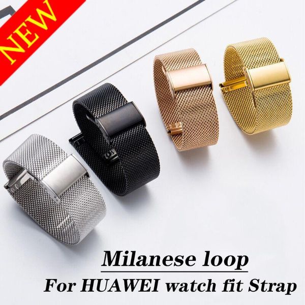 watch bands milanese loop band for huawei fit strap stainless steel metal sliding buckle bracelet accessories, Black;brown
watch bands milanese loop band for huawei fit strap stainless steel metal sliding buckle bracelet accessories, Black;brown