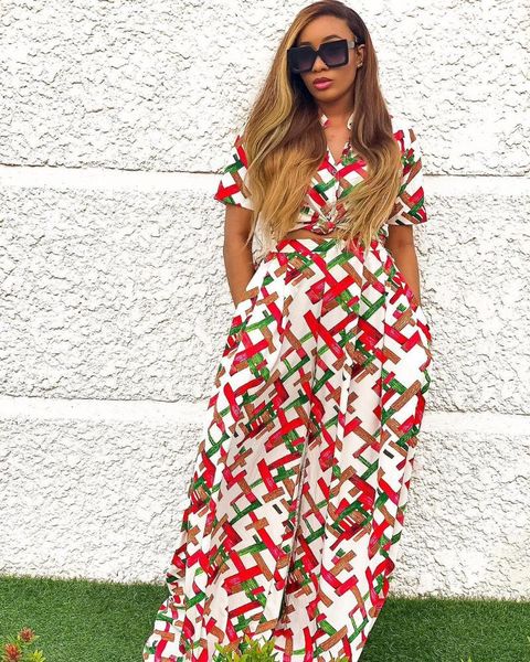 2021 new african print elastic dashiki short sleeve suit for lady women and leggings 2pcs sets african clothes for women, Red
2021 new african print elastic dashiki short sleeve suit for lady women and leggings 2pcs sets african clothes for women, Red