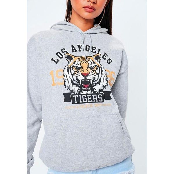 women's hoodies & sweatshirts light gray los angeles tiger print plush winter clothes women fashion streetwear vintage american gothic, Black
women's hoodies & sweatshirts light gray los angeles tiger print plush winter clothes women fashion streetwear vintage american gothic, Black
