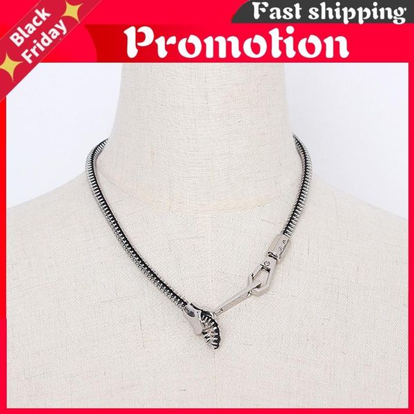 chains women metal color zipper shaped design cool necklace temperament fashion tide all-match spring autumn 2021 1s271, Silver
chains women metal color zipper shaped design cool necklace temperament fashion tide all-match spring autumn 2021 1s271, Silver