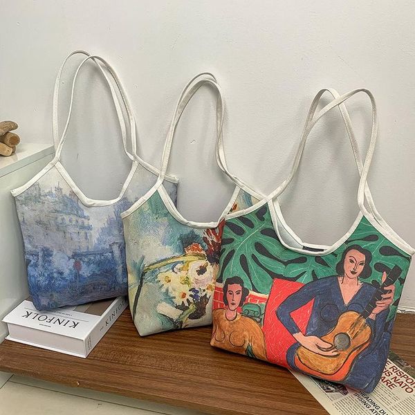 evening bags women high capacity graffiti oil painting canvas bag trendy large for shoulder portable tote
evening bags women high capacity graffiti oil painting canvas bag trendy large for shoulder portable tote