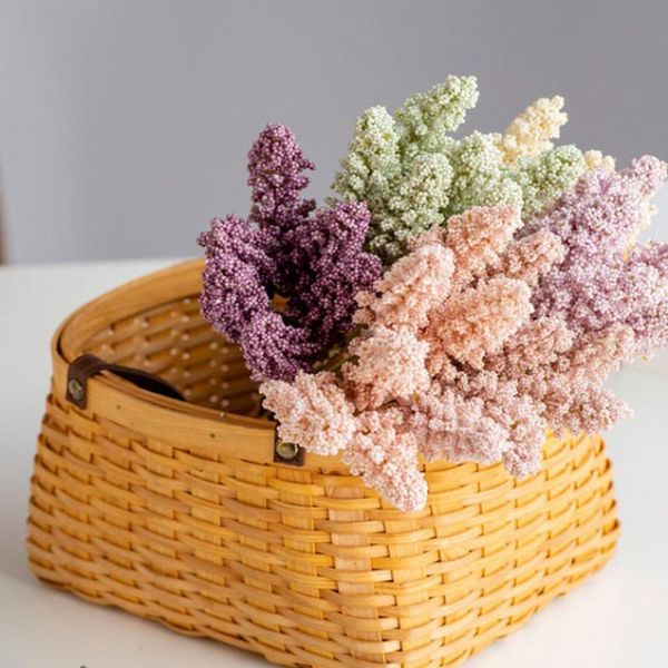 pieces/bales of wheat artificial flower wholesale plant wall decoration bouquet material handmade vase for home sq0209 decorative flowers &
pieces/bales of wheat artificial flower wholesale plant wall decoration bouquet material handmade vase for home sq0209 decorative flowers &