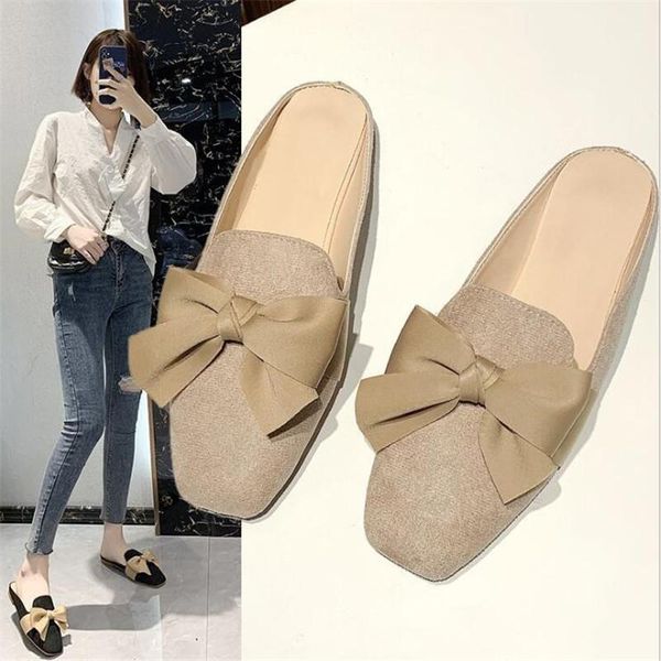spring and summer women's sandals slippers all-match no heel lazy baotou half, Black
spring and summer women's sandals slippers all-match no heel lazy baotou half, Black