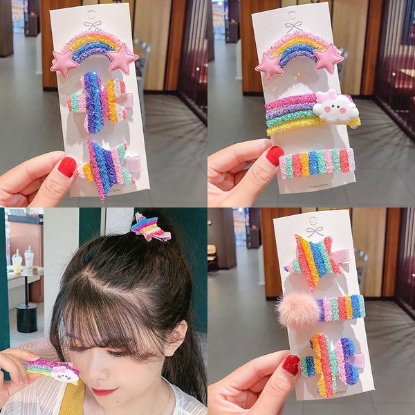 hair accessories fashion elegant sequins clip for girls clouds rainbow hairpins headwear hairgrip baby side children, Slivery;white
hair accessories fashion elegant sequins clip for girls clouds rainbow hairpins headwear hairgrip baby side children, Slivery;white