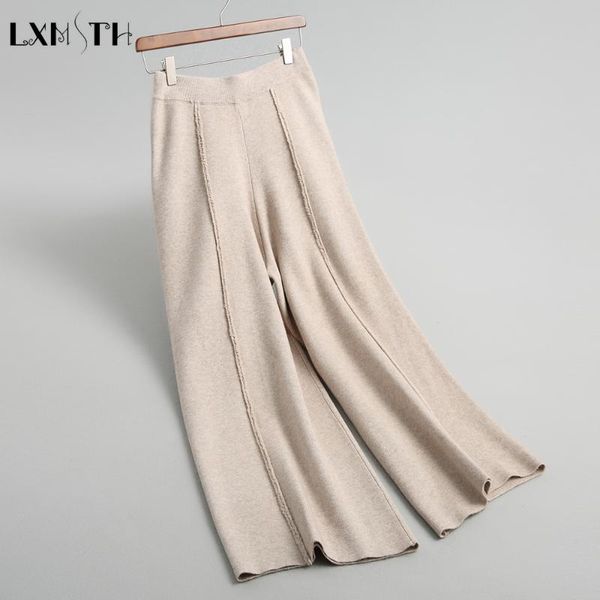 women's pants & capris lxmsth wool knitted women autumn winter casual elegant tassels knitting wide leg trousers ankle length female, Black;white
women's pants & capris lxmsth wool knitted women autumn winter casual elegant tassels knitting wide leg trousers ankle length female, Black;white