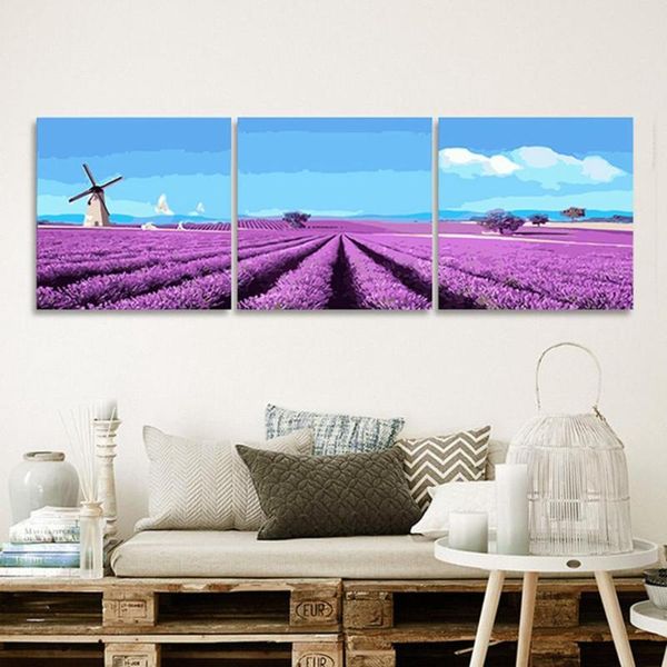 paintings diy oil painting by numbers purple flower field pictures 40x40cm paint wall art triptych canvas gift for home decor
paintings diy oil painting by numbers purple flower field pictures 40x40cm paint wall art triptych canvas gift for home decor