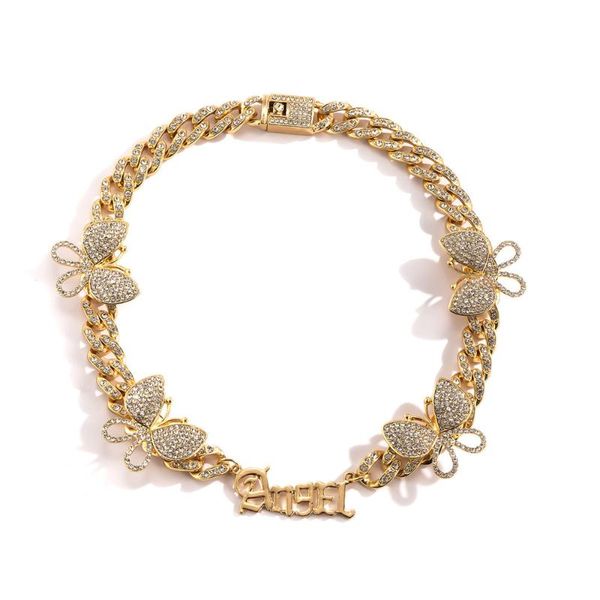 chokers fashion vintage punk iced out crystal rhinestones letter butterfly chain cuban link necklace for choker jewelry, Golden;silver
chokers fashion vintage punk iced out crystal rhinestones letter butterfly chain cuban link necklace for choker jewelry, Golden;silver