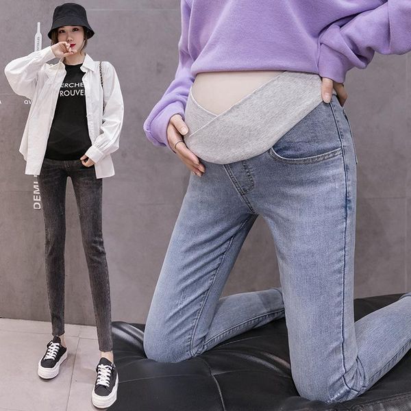 maternity bottoms pregnant pants spring autumn wear low-rise jeans with small feet western style belly lift leggings women, White
maternity bottoms pregnant pants spring autumn wear low-rise jeans with small feet western style belly lift leggings women, White