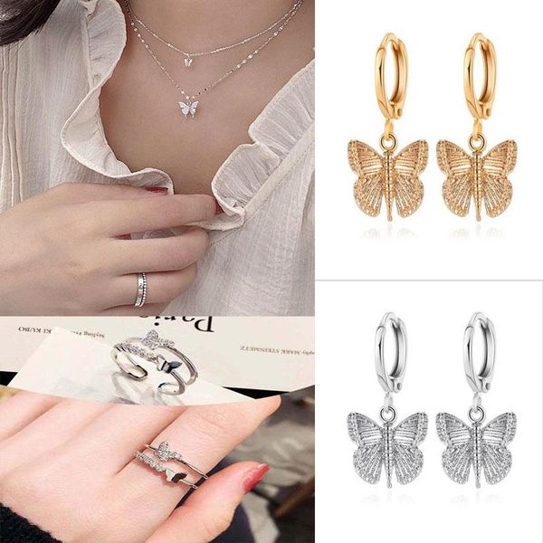 chains 2021 fashion shiny butterfly necklaces for women jewelry zinc alloy exquisite double clavicle chain necklace ladies gifts, Silver
chains 2021 fashion shiny butterfly necklaces for women jewelry zinc alloy exquisite double clavicle chain necklace ladies gifts, Silver