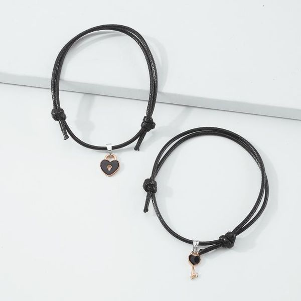 charm bracelets lalynnly personality shrinkable pu dripping oil lock key bracelet for women girls fashion jewelry gifts wholesale b1494, Golden;silver
charm bracelets lalynnly personality shrinkable pu dripping oil lock key bracelet for women girls fashion jewelry gifts wholesale b1494, Golden;silver