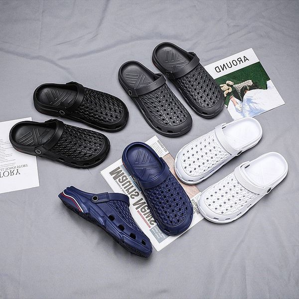men womens sport trainers size hole sandals shoes trend casual summer 2021 beach dual-use outdoor men's baotou sandal and slippers code, Black
men womens sport trainers size hole sandals shoes trend casual summer 2021 beach dual-use outdoor men's baotou sandal and slippers code, Black