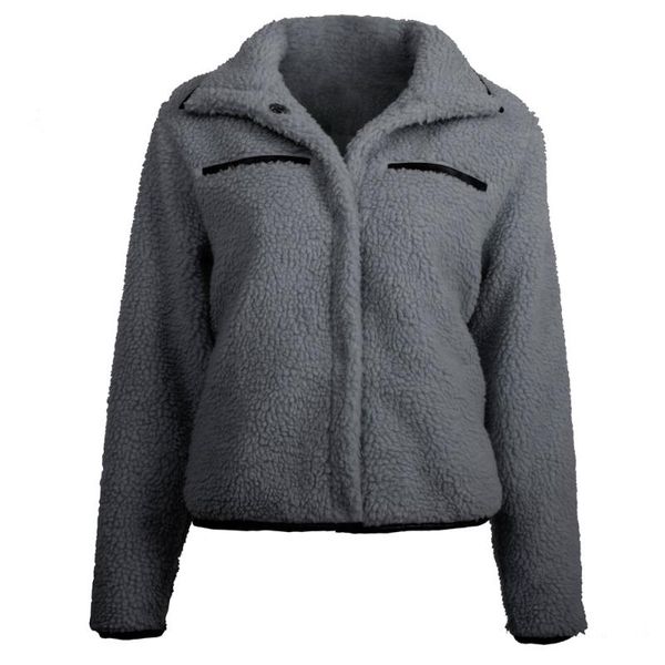 women's fur & faux autumn winter casual women coat lamb's wool grain fleece plush, Black
women's fur & faux autumn winter casual women coat lamb's wool grain fleece plush, Black