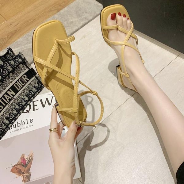 summer open-toed sandals simple cross belt female coarse heel platform ladies spuare toe casual women shoes, Black
summer open-toed sandals simple cross belt female coarse heel platform ladies spuare toe casual women shoes, Black