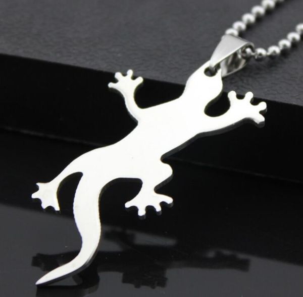 fashion men and women stainless steel house lizard pendant titanium jewelry choice bead necklace leather rope cross chain, Silver
fashion men and women stainless steel house lizard pendant titanium jewelry choice bead necklace leather rope cross chain, Silver