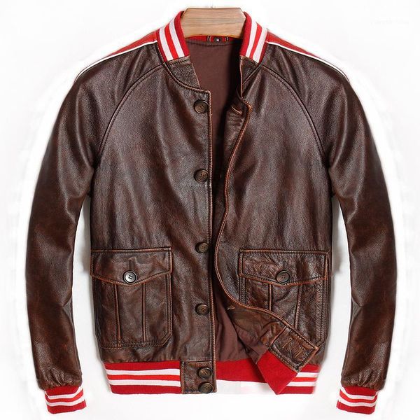 men's leather & faux casual fashion genuine baseball jackets coats for men winter dress suit mens cowhide coat stripe overcoats plus si, Black
men's leather & faux casual fashion genuine baseball jackets coats for men winter dress suit mens cowhide coat stripe overcoats plus si, Black