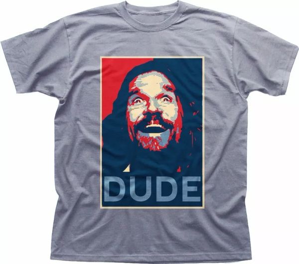the dude big lebowski jeff bridges acid flashback poster heather t-shirt fn9260, White;black
the dude big lebowski jeff bridges acid flashback poster heather t-shirt fn9260, White;black