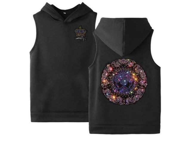men' tank fashion hoodie sweatshirt sleeveless 2021 vest hooded hip hop casual, White;black
men' tank fashion hoodie sweatshirt sleeveless 2021 vest hooded hip hop casual, White;black
