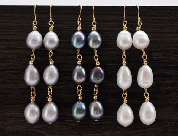dangle & chandelier p7495 white gray black 12mm teardrop freshwater pearl earring, Silver
dangle & chandelier p7495 white gray black 12mm teardrop freshwater pearl earring, Silver