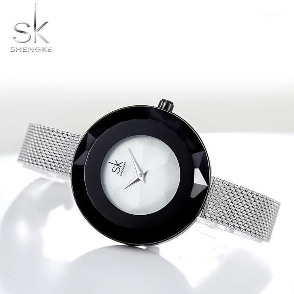 wristwatches shengke fashion prism slim women's watches sk watch women ladies silver clock, Slivery;brown
wristwatches shengke fashion prism slim women's watches sk watch women ladies silver clock, Slivery;brown