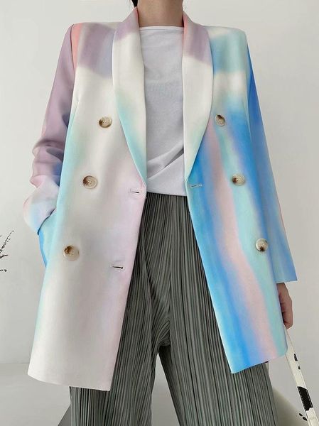 women's suits & blazers autumn woman single breasted long jackets for ladies tie-dye print fashion office outer coat blazer feminino, White;black
women's suits & blazers autumn woman single breasted long jackets for ladies tie-dye print fashion office outer coat blazer feminino, White;black