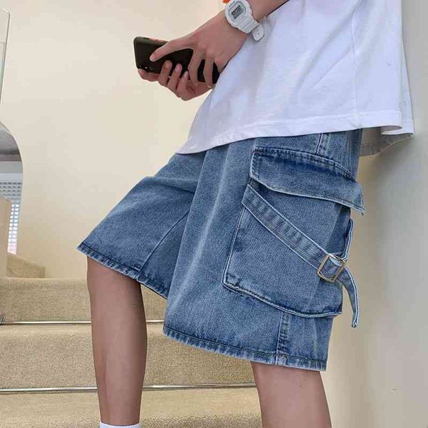 men's jeans summer drawstring denim shorts fashion retro cargo pocket men streetwear loose hip-hop blue mens t5jq
men's jeans summer drawstring denim shorts fashion retro cargo pocket men streetwear loose hip-hop blue mens t5jq