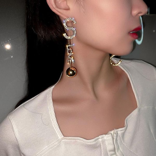 dangle & chandelier exaggerated jewelry with flashing rhinestone asymmetric earrings long temperament fashion for women, Silver
dangle & chandelier exaggerated jewelry with flashing rhinestone asymmetric earrings long temperament fashion for women, Silver