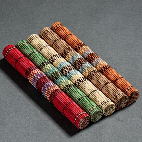mats & pads durable table mat multifunctional bamboo placemat anti-scalding sturdy decoration tea accessories
mats & pads durable table mat multifunctional bamboo placemat anti-scalding sturdy decoration tea accessories