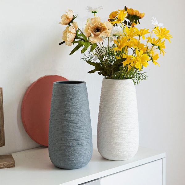 modern minimalist white gray ceramic vase for living room bedroom study deskflower container nordic vintage ornament vases
modern minimalist white gray ceramic vase for living room bedroom study deskflower container nordic vintage ornament vases