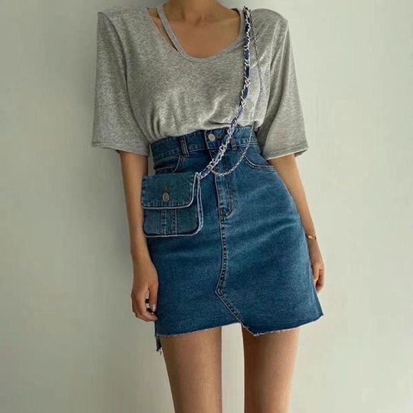 women's shorts cx 2021 summer women irregular high waist package buttocks jeans short show thin return fashion trend denim skirt, White;black
women's shorts cx 2021 summer women irregular high waist package buttocks jeans short show thin return fashion trend denim skirt, White;black