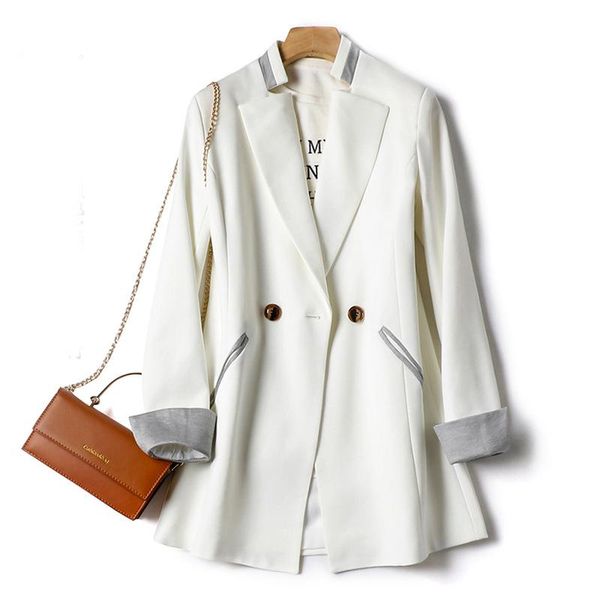 designer women blazer jacket long sleeve v neck ol suit jackets female patchwork slim coat women's suits & blazers, White;black
designer women blazer jacket long sleeve v neck ol suit jackets female patchwork slim coat women's suits & blazers, White;black