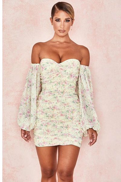 dress new slash neck floral beach style mini lantern sleeve hight street elegant evening party dress vestidos quality, Black;gray
dress new slash neck floral beach style mini lantern sleeve hight street elegant evening party dress vestidos quality, Black;gray
