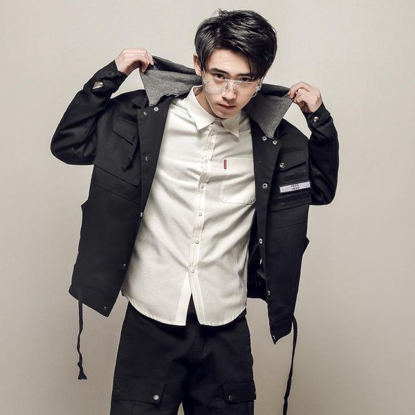men's jackets zip up hoodies men coat spring autumn japanese workwear take off loose hooded large size jacket clothes clothing, Black;brown
men's jackets zip up hoodies men coat spring autumn japanese workwear take off loose hooded large size jacket clothes clothing, Black;brown
