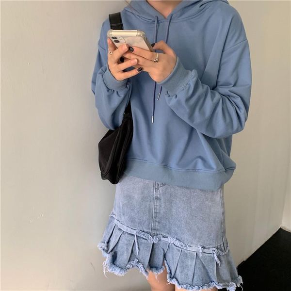 women's hoodies & sweatshirts women solid color hoodie harajuku winter basic pullovers sweatshirt casual long sleeve short hooded hood, Black
women's hoodies & sweatshirts women solid color hoodie harajuku winter basic pullovers sweatshirt casual long sleeve short hooded hood, Black
