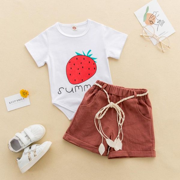 clothing sets toddler kids baby girl cotoon strawberry letter print + shorts outfits clothes 1 2 3 4 y children, White
clothing sets toddler kids baby girl cotoon strawberry letter print + shorts outfits clothes 1 2 3 4 y children, White